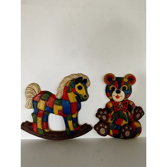 foam craft | Wall Decor | Vintage 979 Patch Foam Craft Nursery Teddy ...